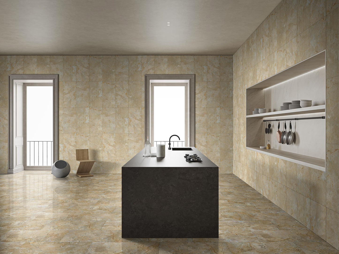 12*24 Gold Yellow Beige natural marble, for floor and wall, polished marble tile, natural stone