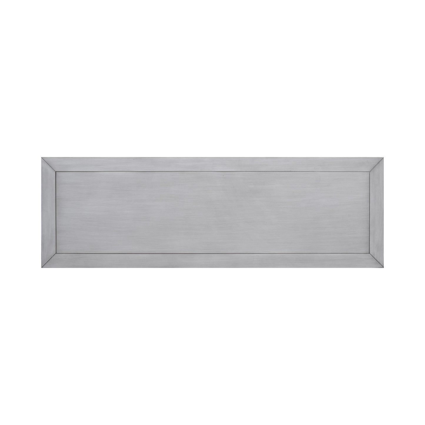 TREXM Cambridge Series Ample Storage Vintage Console Table with Four Small Drawers and Bottom Shelf for Living Rooms, Entrances and Kitchens (Antique Gray, OLD SKU: WF190263AAE)
