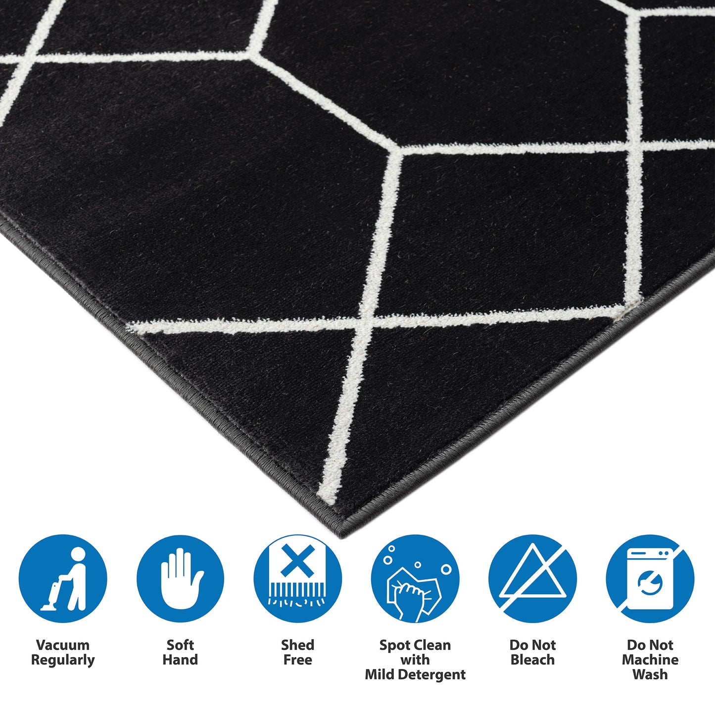 Trellis Geometric Woven Area Rug (10' ft x 8' ft)