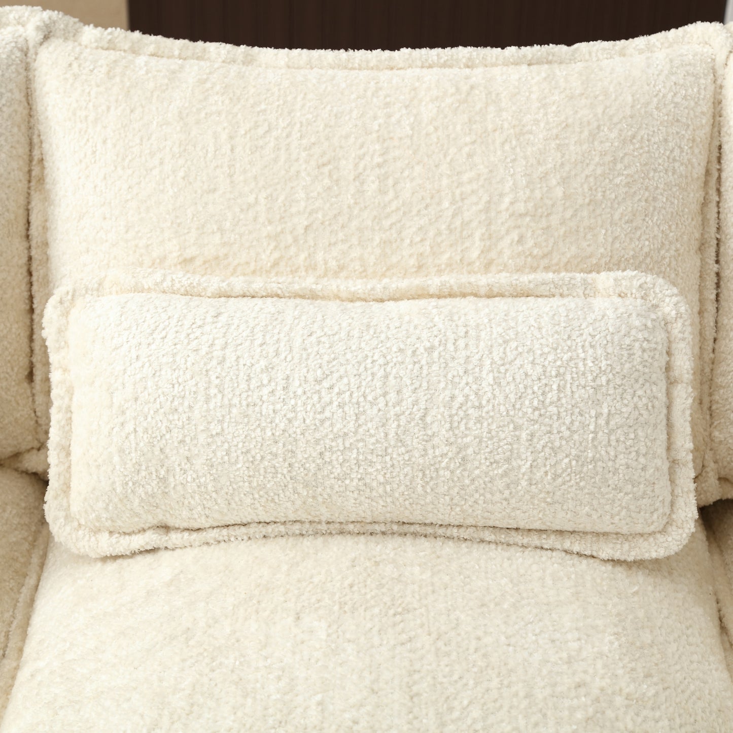 UNITED WE WIN Modern Large chenille Fabric U-Shape Sectional Sofa