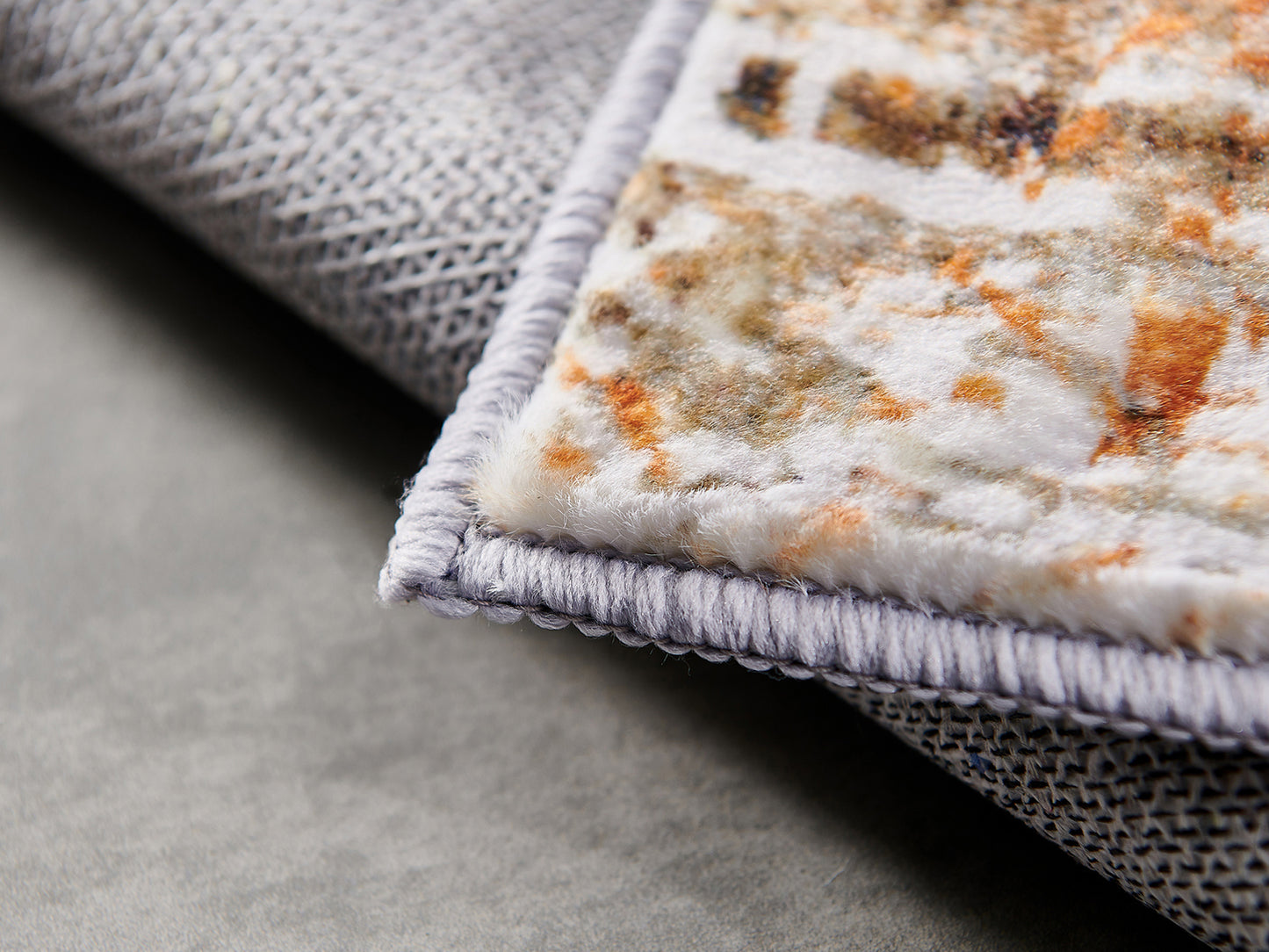 ZARA Collection Abstract Design Turquoise Gray Rust (10.5' ft x 7.5' ft) Machine Washable Super Soft Area Rug