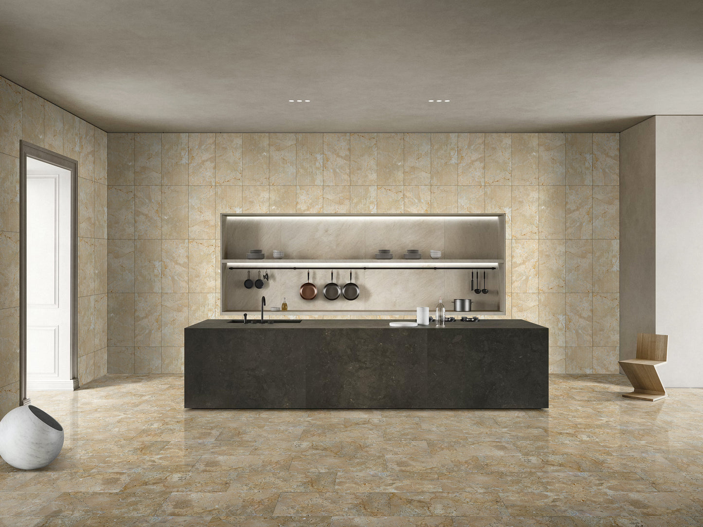 12*24 Gold Yellow Beige natural marble, for floor and wall, polished marble tile, natural stone