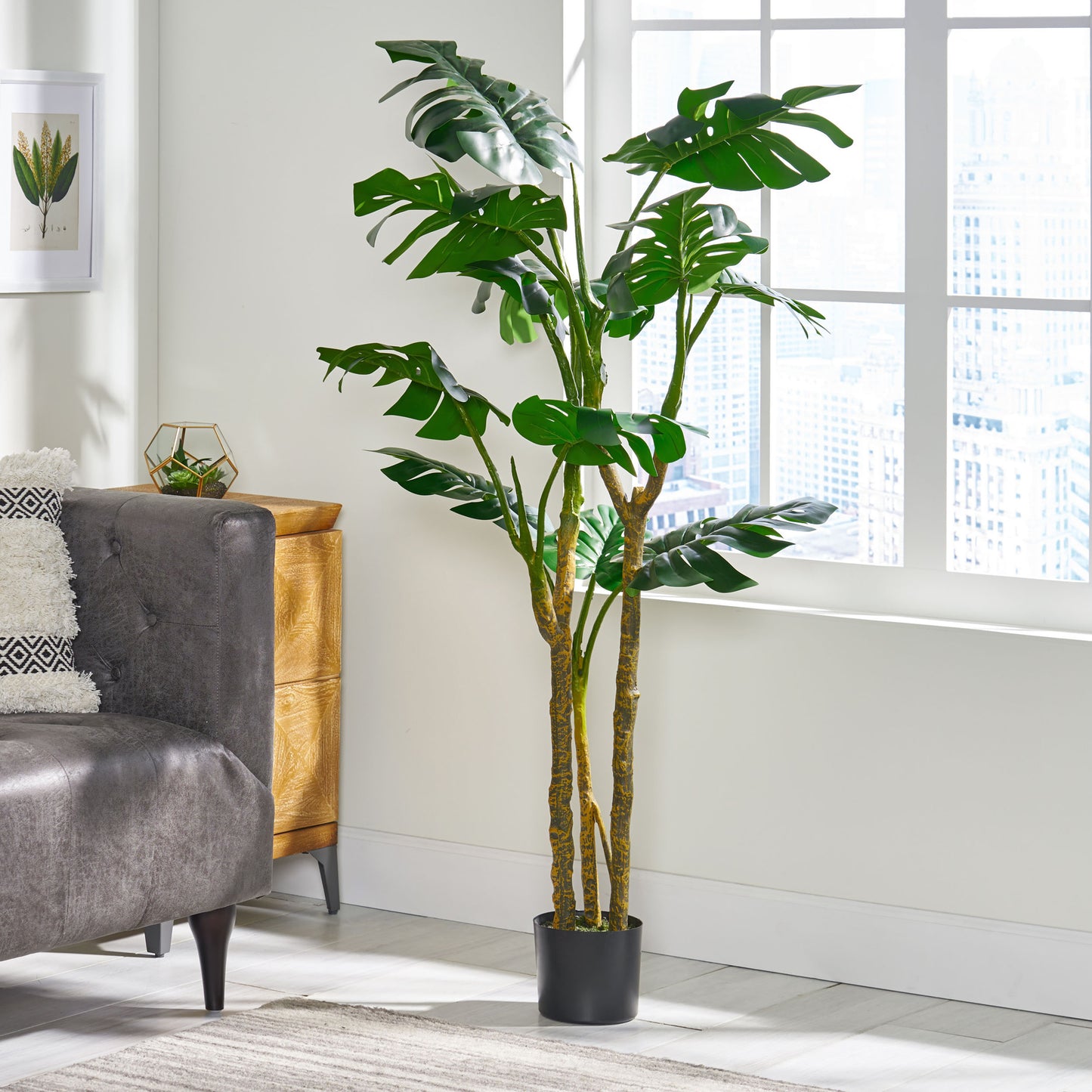 150CM ARTIFICIAL MONSTERA TREE
