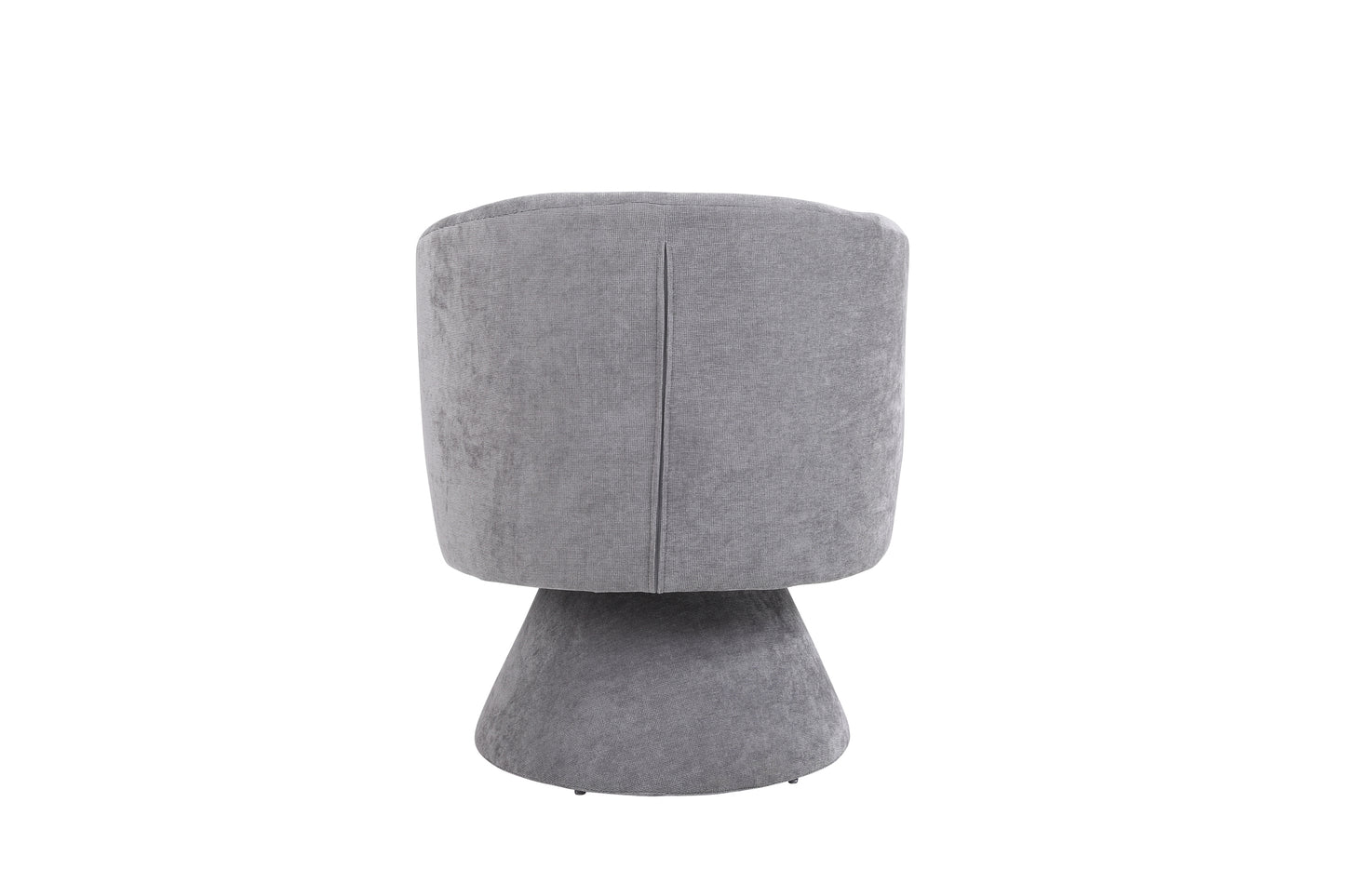 Swivel Accent Chair Armchair, Round Barrel Chair in Fabric for Living Room Bedroom(Light Grey)