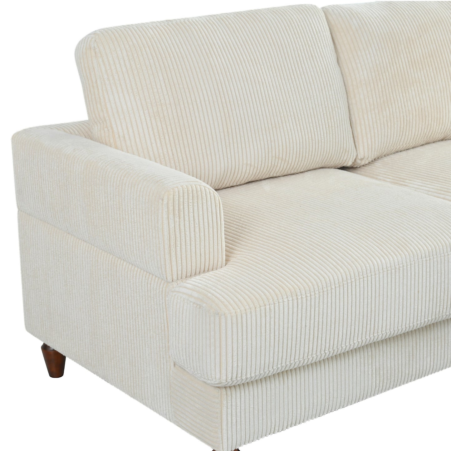 U_Style Modular Sectional Sofa with Ottoman L Shaped Corner Sectional for Living Room, Office, Spacious Space(old sku: WY000373AAA)