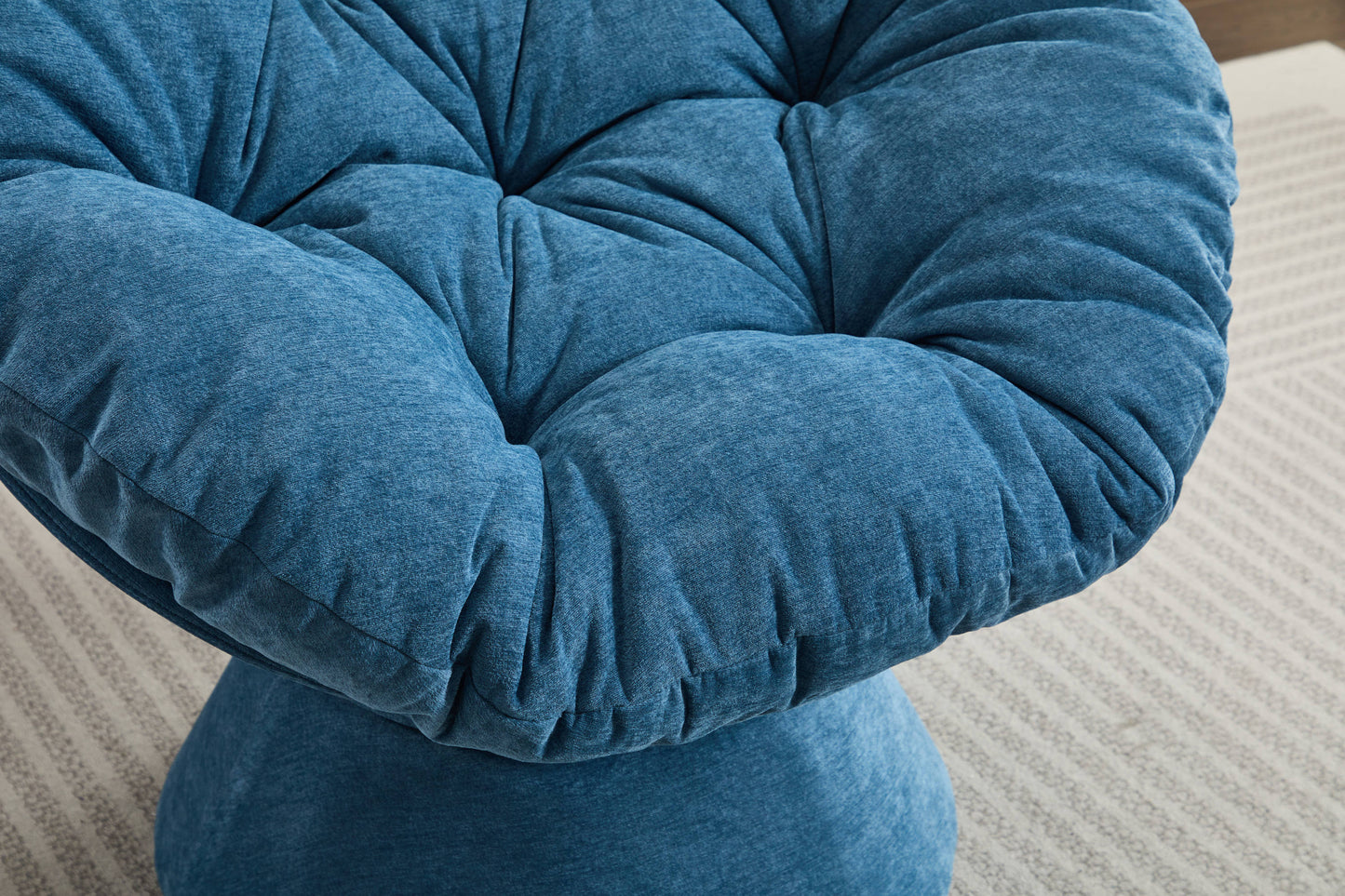 Oversized Swivel Accent Chair, 360 Swivel Barrel Chair, Papasan Chair for Living Room Bedroom