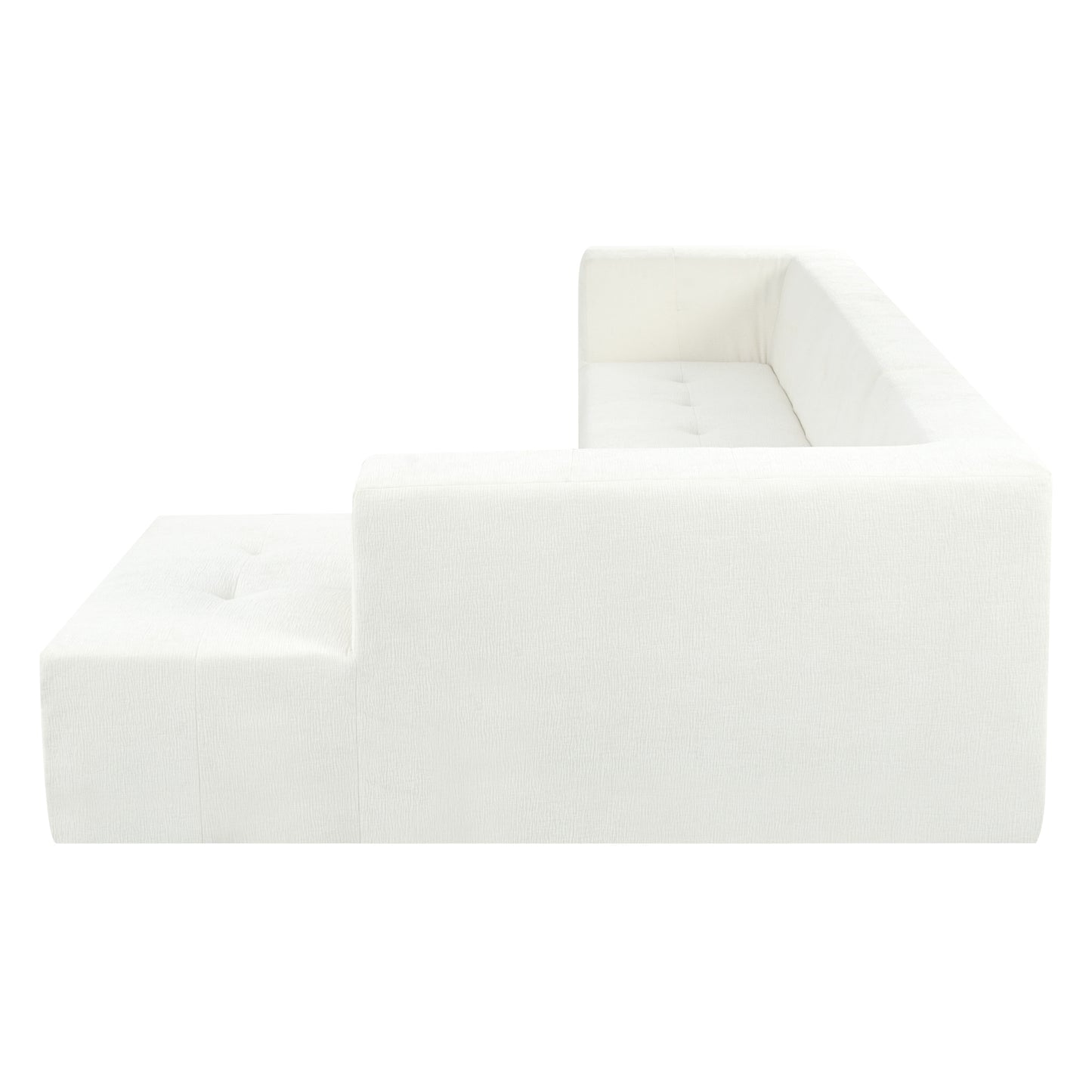 112.2*74" Modular Modular Combination Living Room Sofa Set, Modern Minimalist Sofa, Living Room Upholstered Sofa Bed, Bedroom, 2pcs Computer Free Combination, L-Shaped,Beige