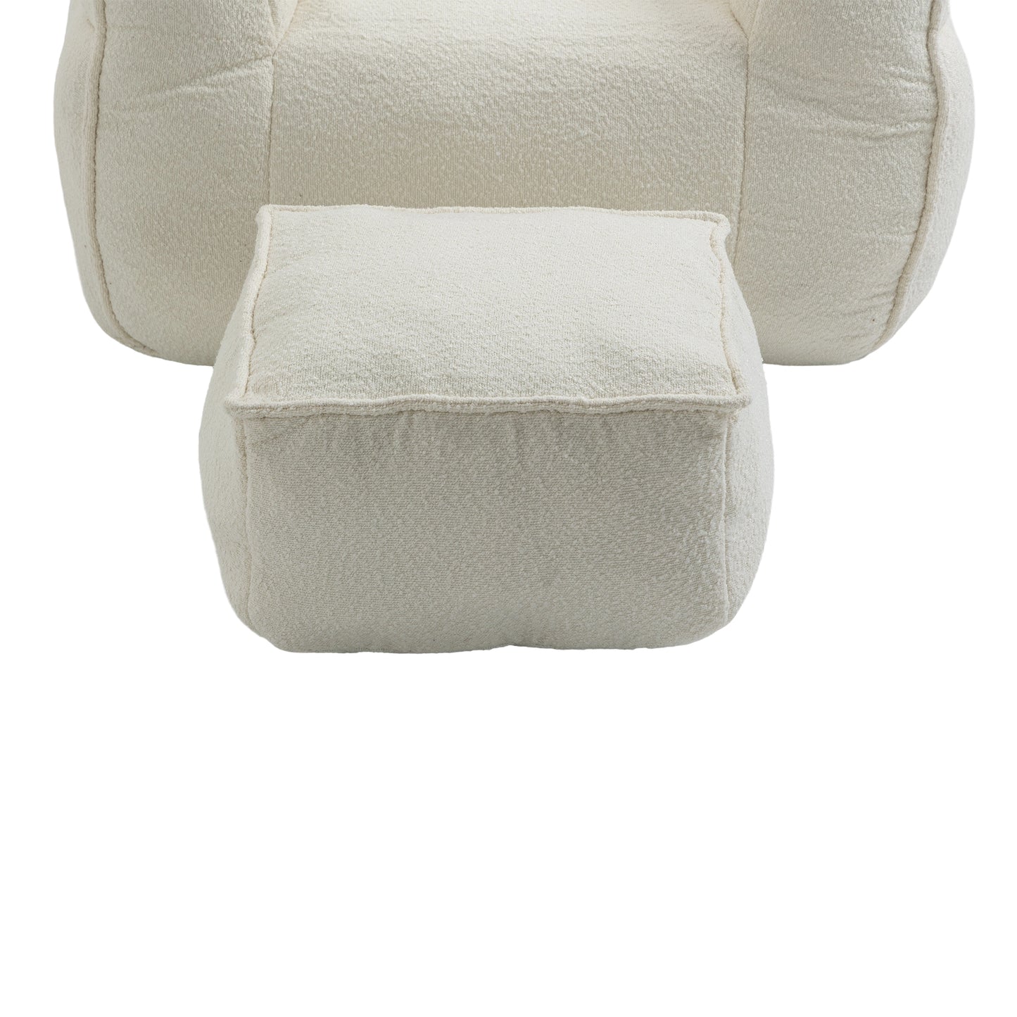 COOLMORE - Sillón puff, cómodo y duradero, con respaldo alto, para adultos y niños, para interiores y exteriores