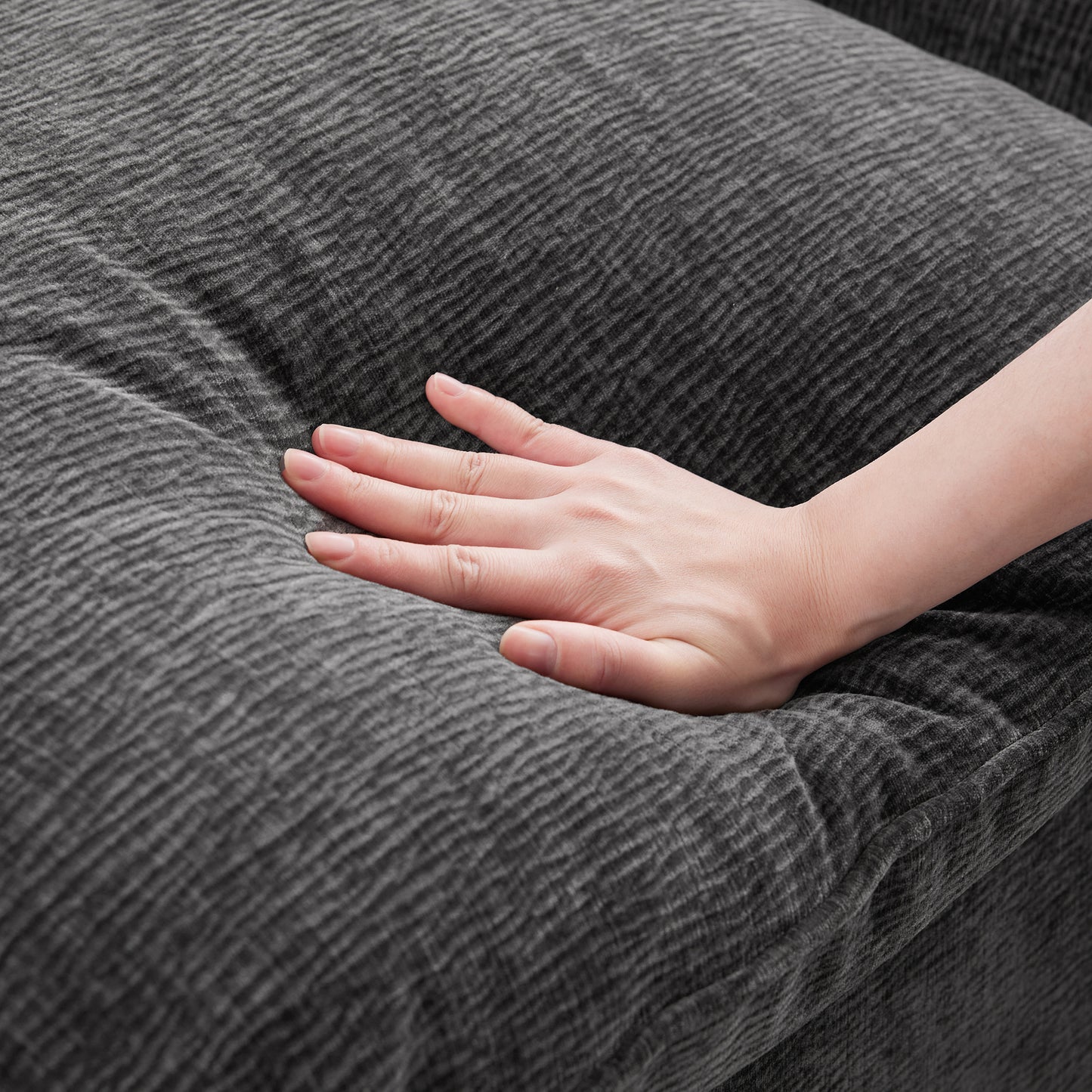 30*30" Corner Module for Modular Sectional Sofa,Deep Seat,Chenille,2 Colors