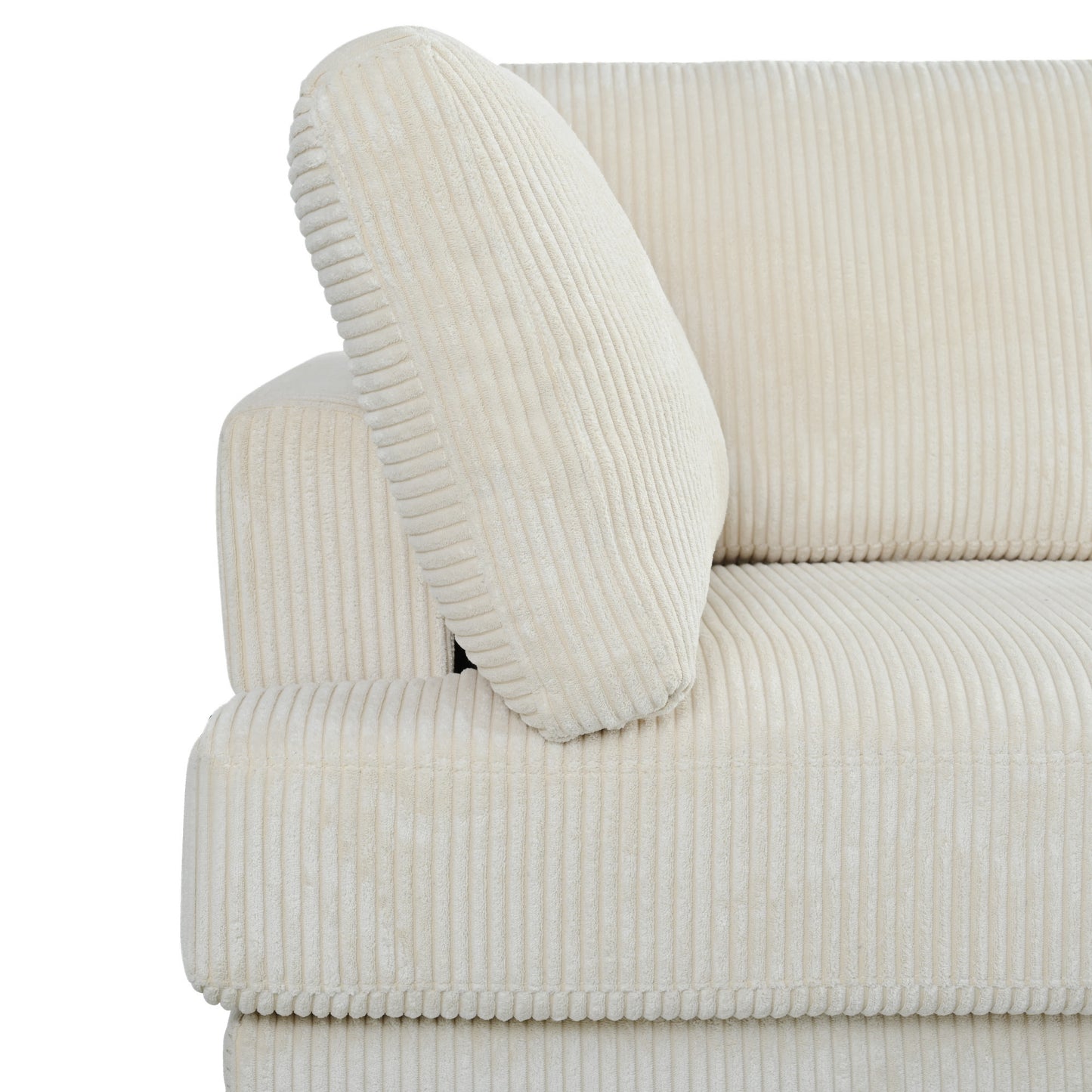 U_Style Modular Sectional Sofa with Ottoman L Shaped Corner Sectional for Living Room, Office, Spacious Space(old sku: WY000373AAA)