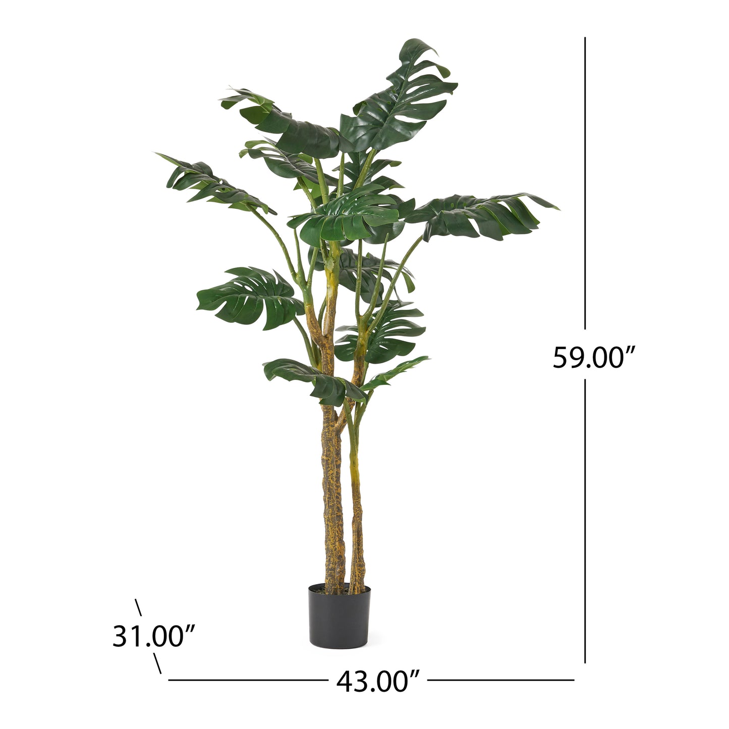 150CM ARTIFICIAL MONSTERA TREE