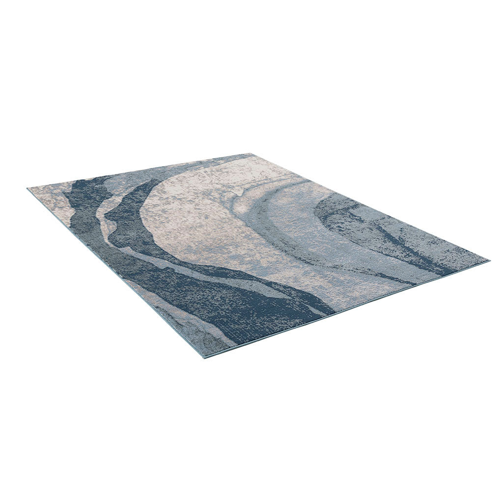 Alfombra con ondas abstractas