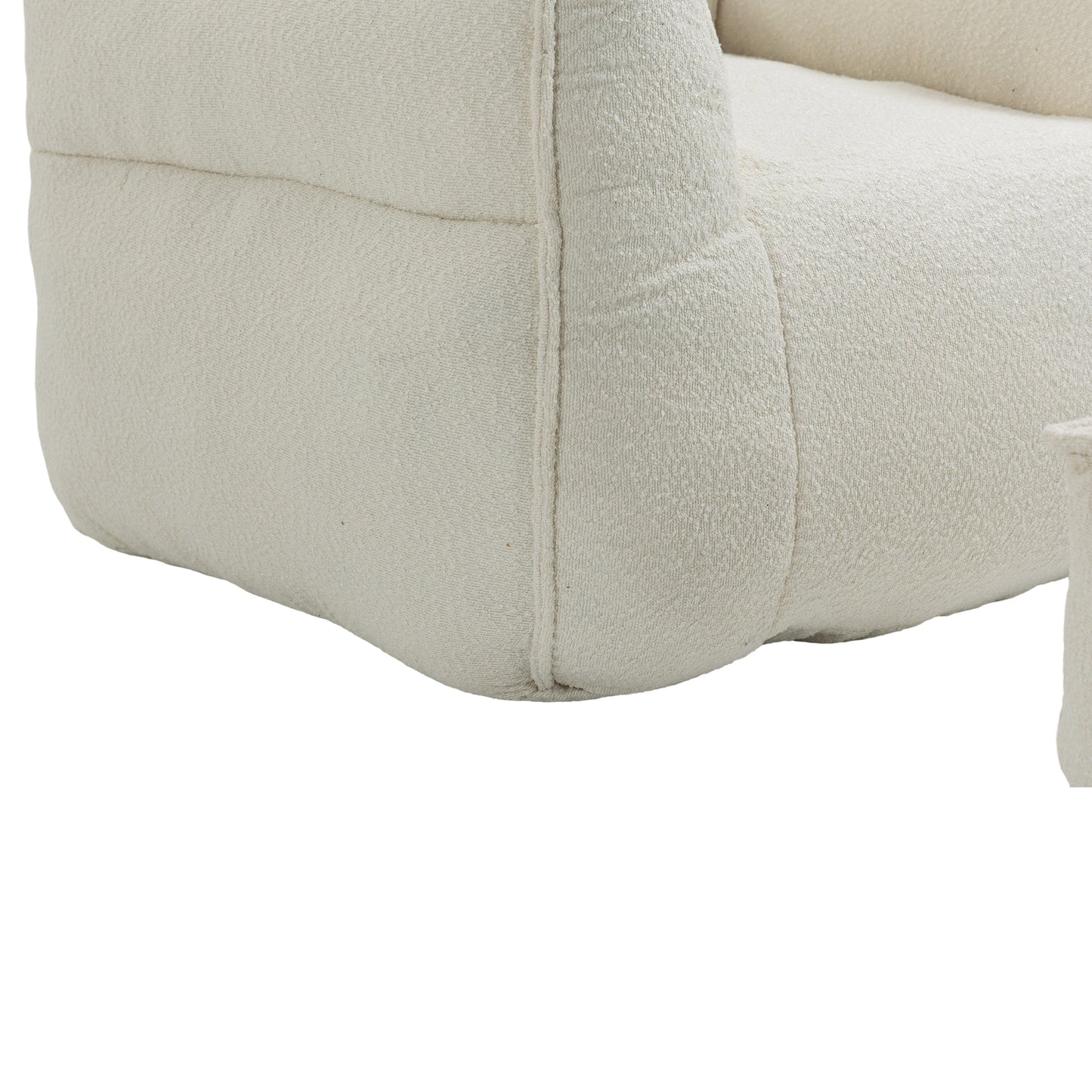 COOLMORE - Sillón puff, cómodo y duradero, con respaldo alto, para adultos y niños, para interiores y exteriores