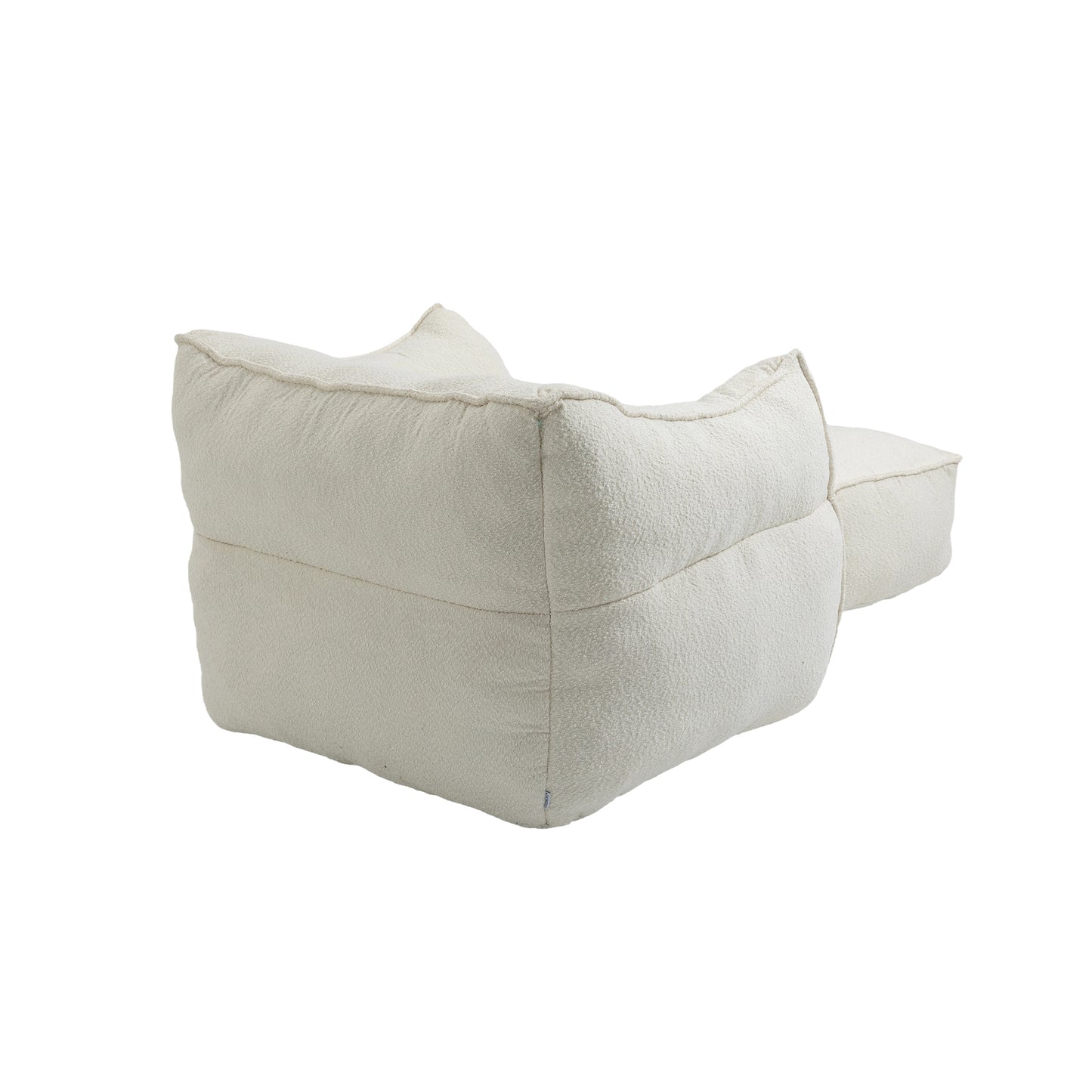 COOLMORE - Sillón puff, cómodo y duradero, con respaldo alto, para adultos y niños, para interiores y exteriores