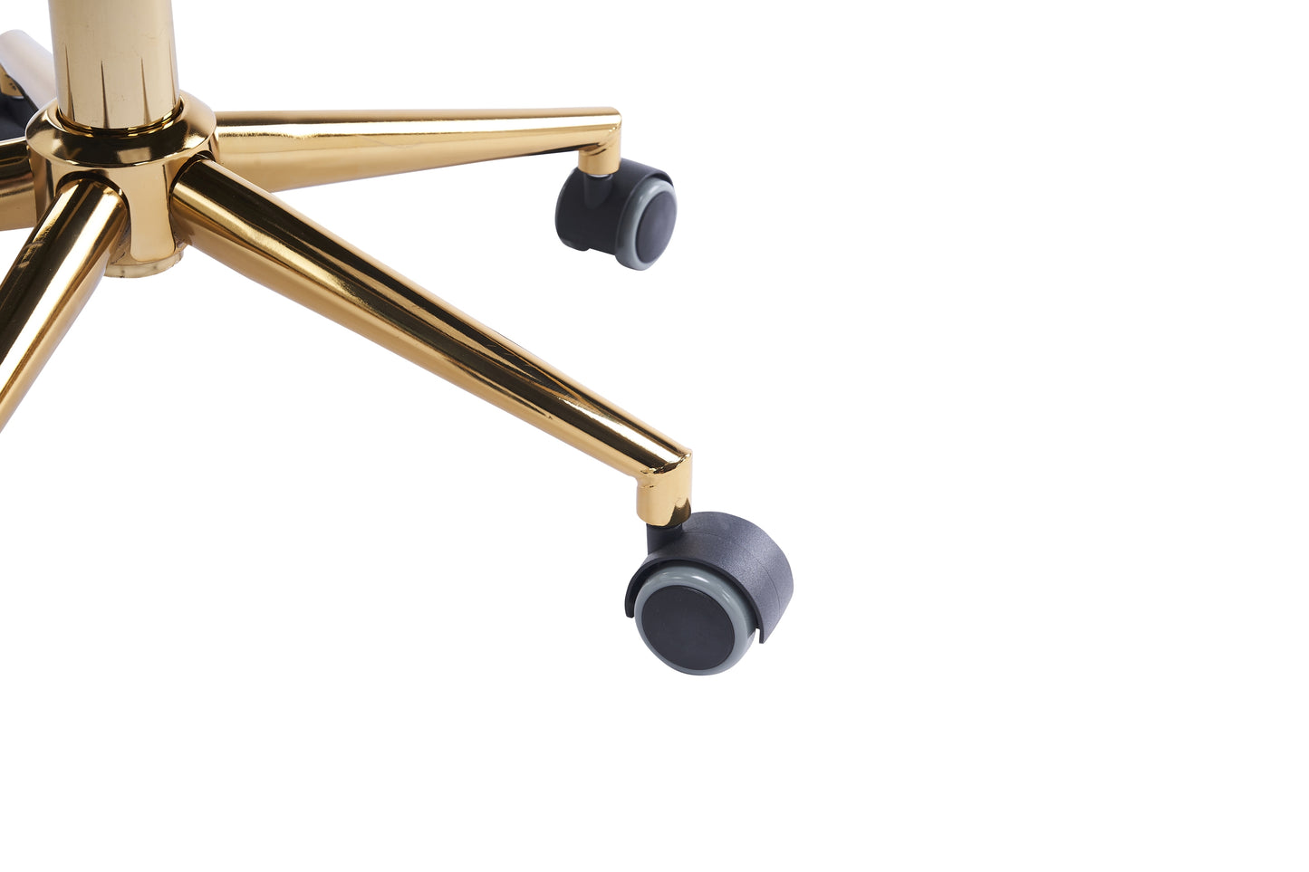 Silla de escritorio tapizada para oficina en casa con ruedas giratorias ajustables, ergonómica para sala de estar, dormitorio, oficina y estudio (rosa)