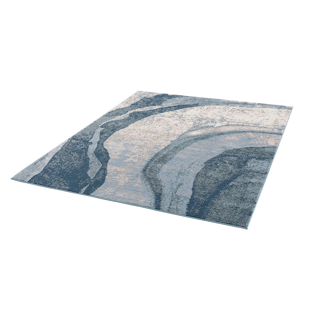 Alfombra con ondas abstractas