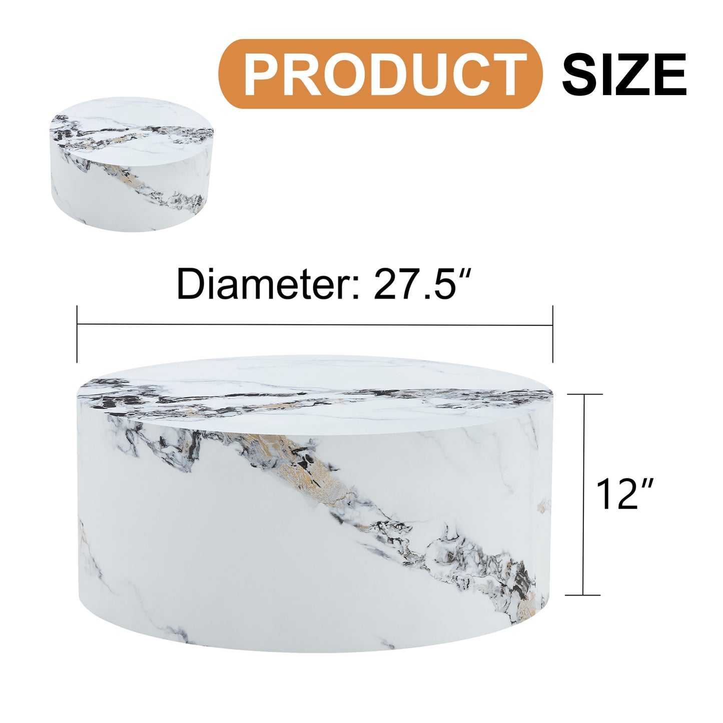 The cylindrical table with its patterned design can be easily integrated into a variety of interior styles, from coffee tables to small dining tables, workbenches or makeshift writing desks.