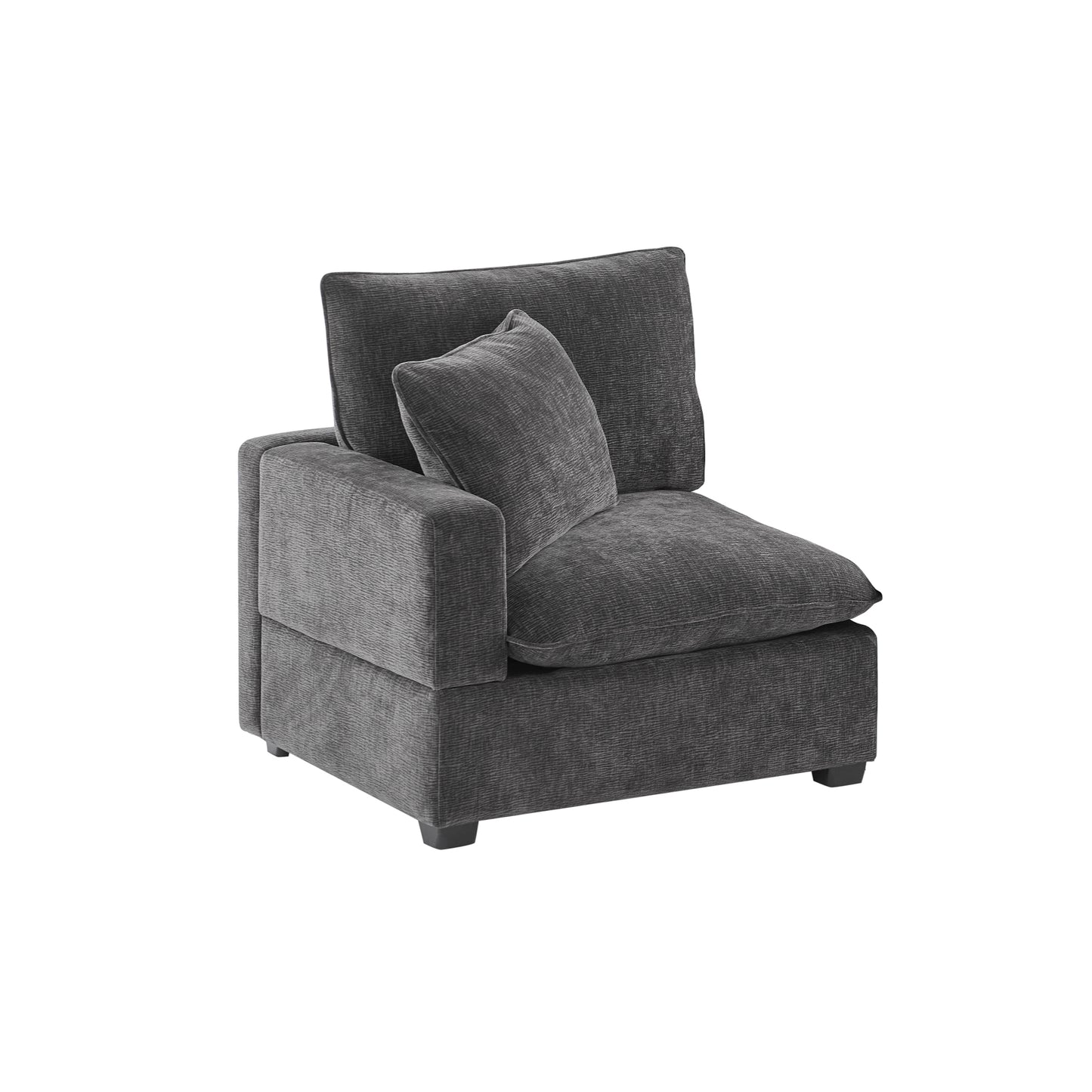 31.5*30" Left Seat Module for Modular Sectional Sofa,Chenille,2 Colors