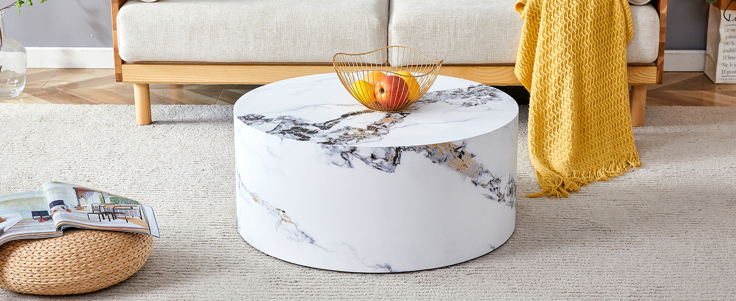 The cylindrical table with its patterned design can be easily integrated into a variety of interior styles, from coffee tables to small dining tables, workbenches or makeshift writing desks.