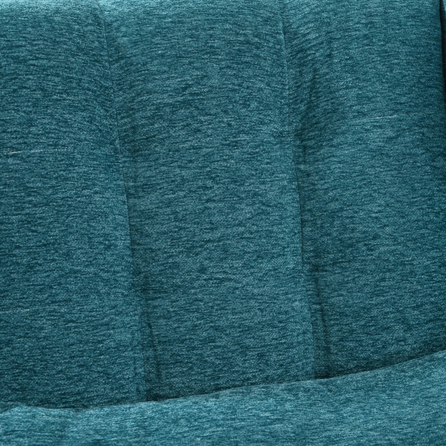 Sillón moderno con acento tapizado y relleno de espuma para sala de estar, cómodo sillón de lectura, moderno de mediados de siglo con tela de chenilla, sillón para sala de estar y dormitorio (verde azulado).