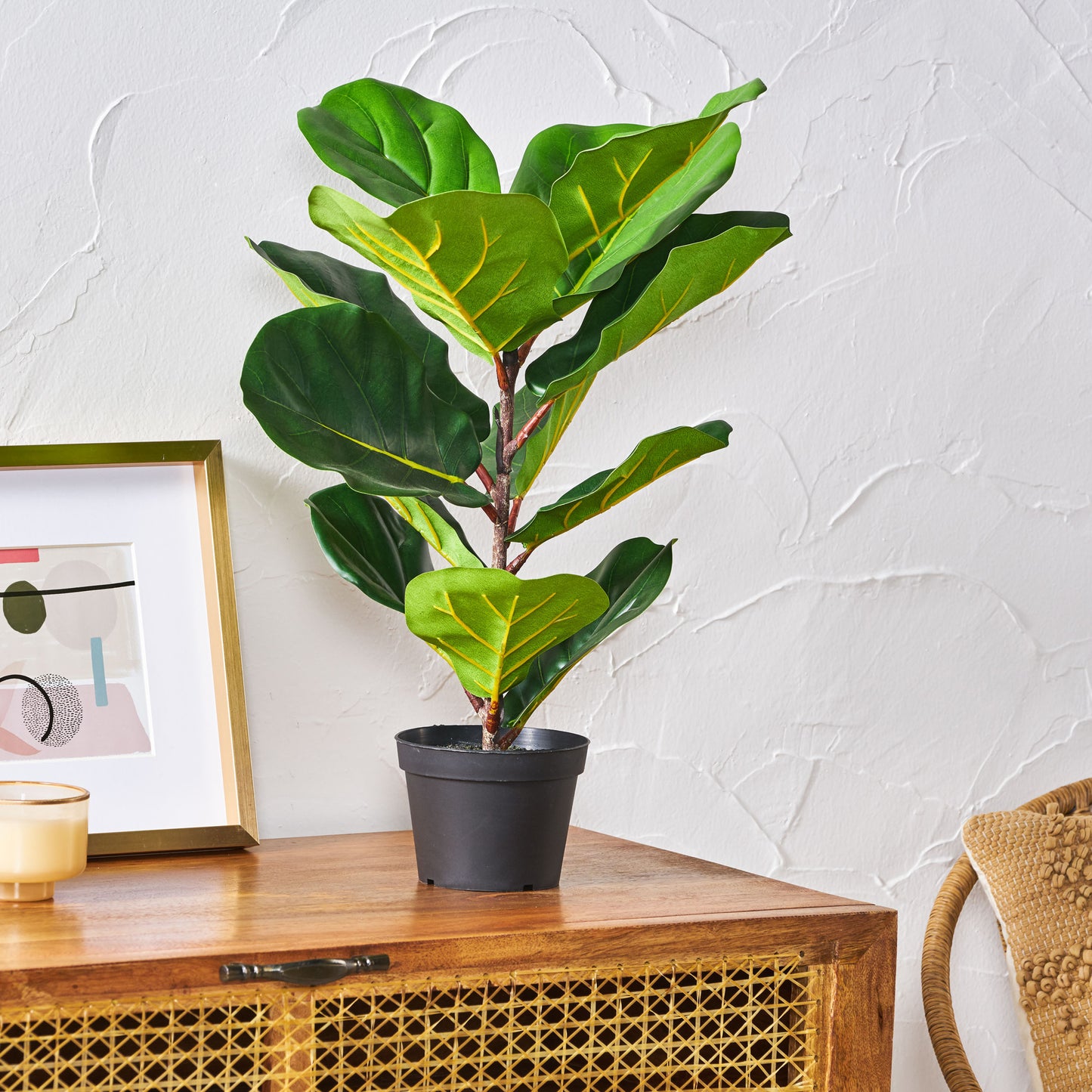 65CM ARTIFICIAL FIDDLE LEAF FIG TREE
