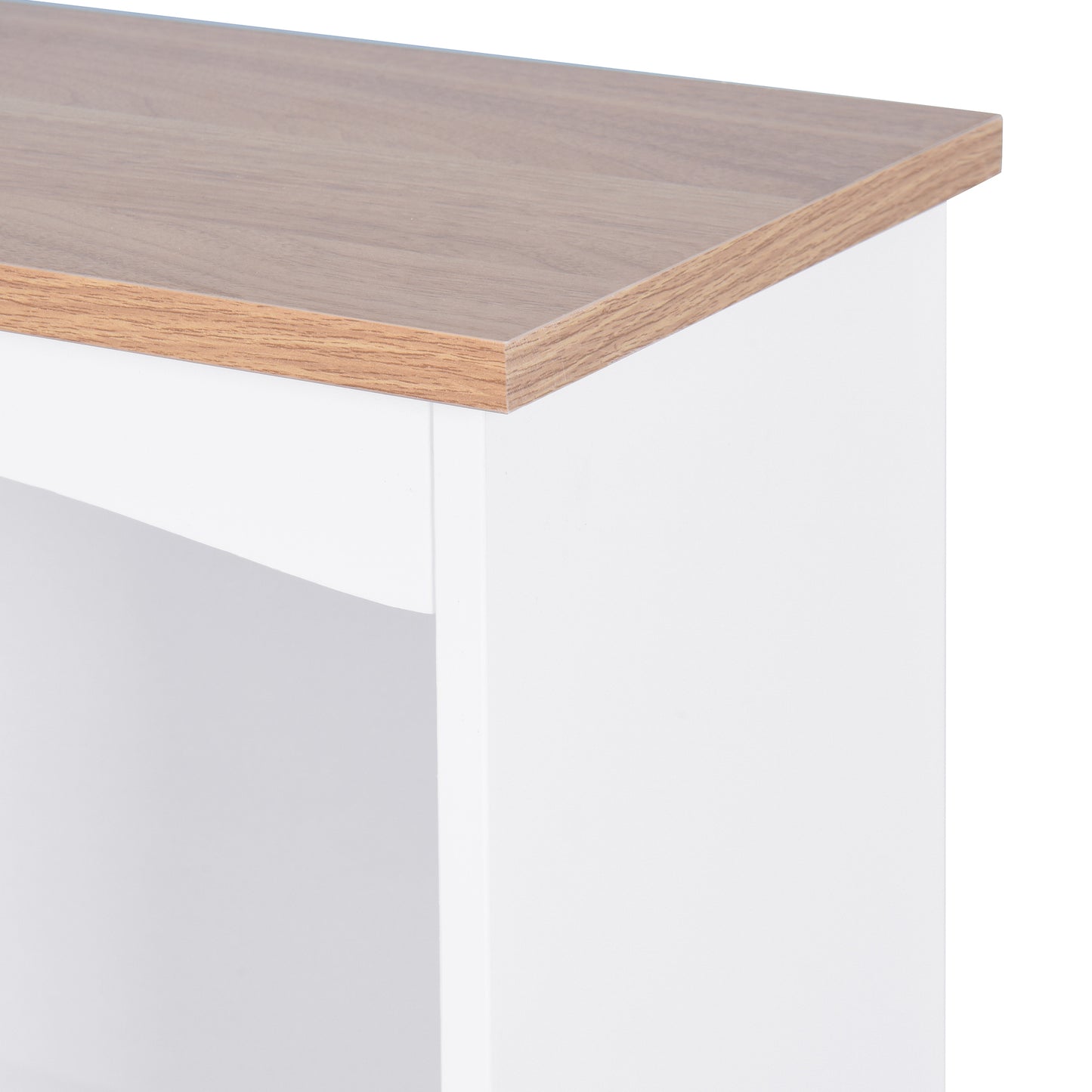 Gabinete de cocina de madera blanco, despensa, armario para microondas con cajón de almacenamiento