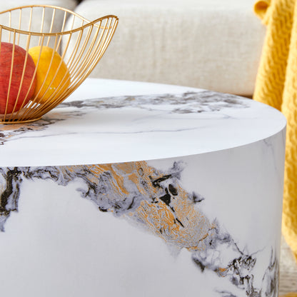 The cylindrical table with its patterned design can be easily integrated into a variety of interior styles, from coffee tables to small dining tables, workbenches or makeshift writing desks.