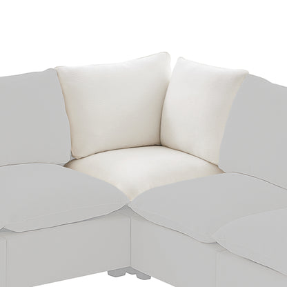 30*30" Corner Module for Modular Sectional Sofa,Chenille,2 Colors