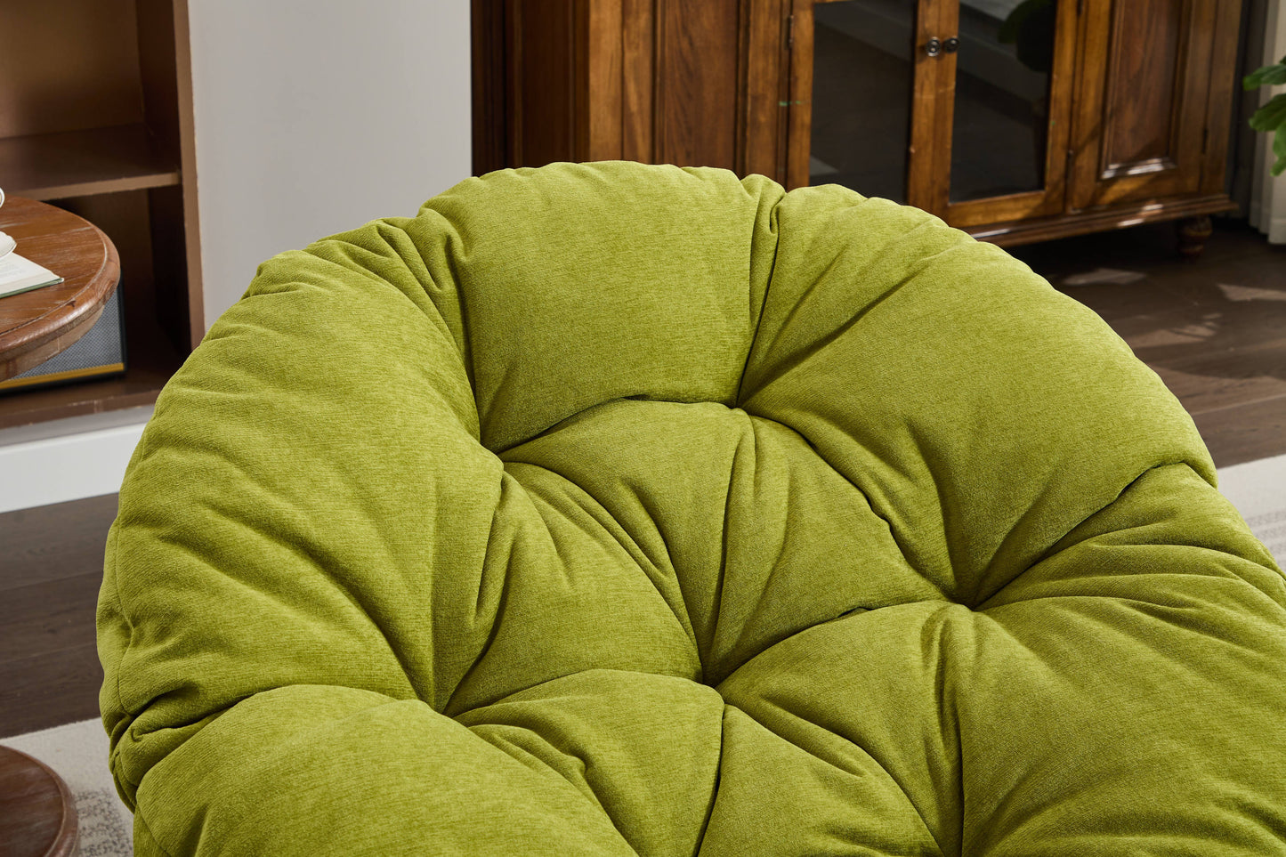 Oversized Swivel Accent Chair, 360 Swivel Barrel Chair, Papasan Chair for Living Room Bedroom