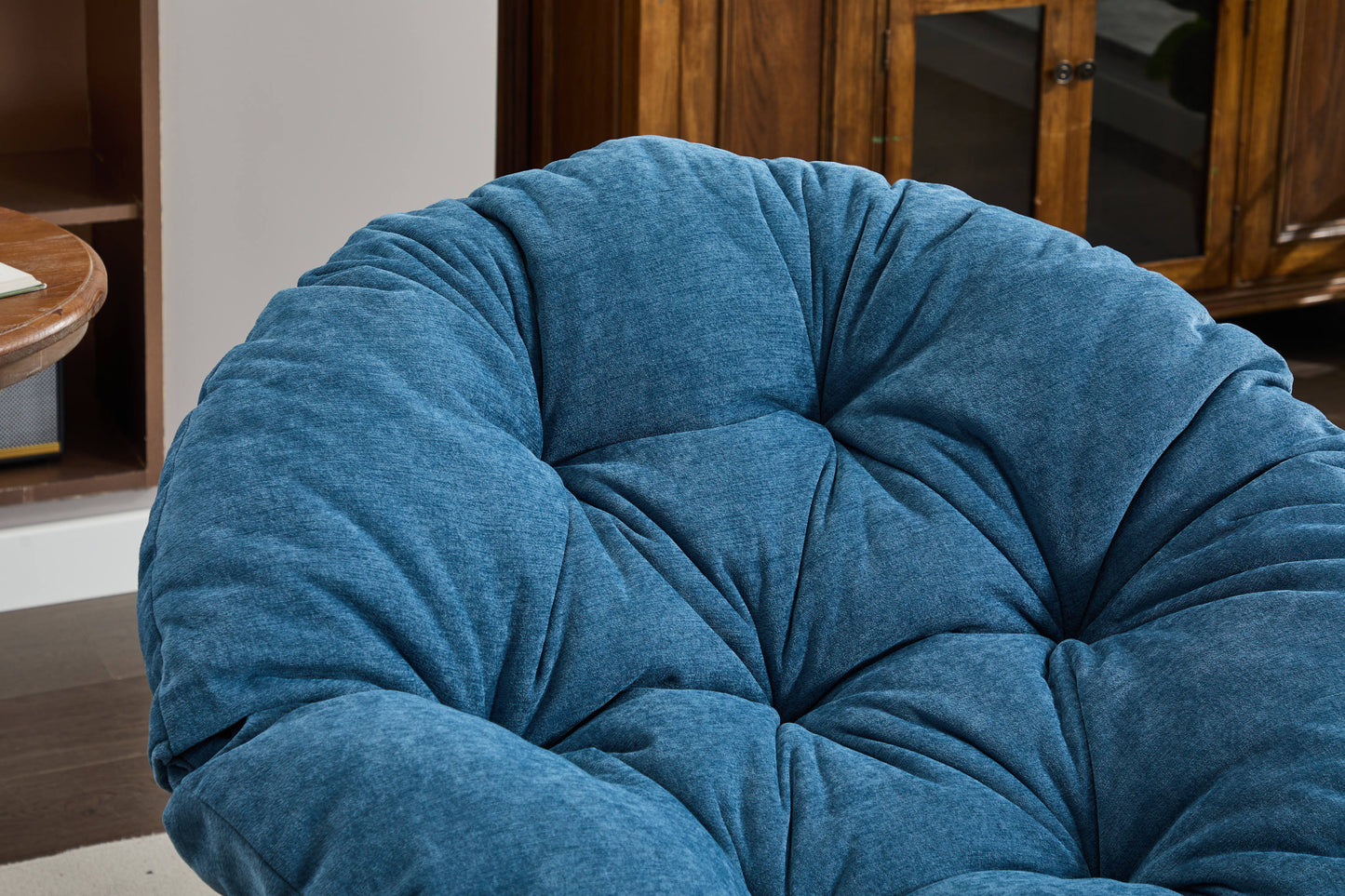 Oversized Swivel Accent Chair, 360 Swivel Barrel Chair, Papasan Chair for Living Room Bedroom