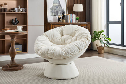 Oversized Swivel Accent Chair, 360 Swivel Barrel Chair, Papasan Chair for Living Room Bedroom