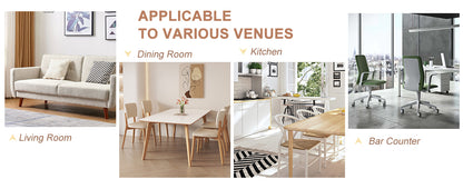 Round clear glass dining table with a unique shape for 4-6 people, with ring-shaped gathered gold metal legs, suitable for desks, kitchens, terraces, dining rooms.