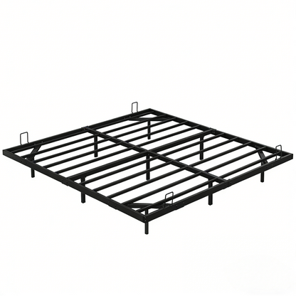 King Size Floating Bed Frames with LED Lights, Metal Platform Bed , Solid and Stable, Noise Free, No Box Spring Needed, Easy Assembly (King)