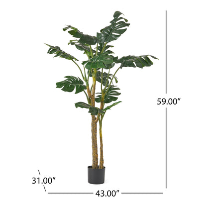 150CM ARTIFICIAL MONSTERA TREE