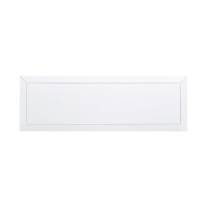 TREXM Cambridge Series  Ample Storage Vintage Console Table with Four Small Drawers and Bottom Shelf for Living Rooms, Entrances and Kitchens (White, OLD SKU: WF190263AAA)