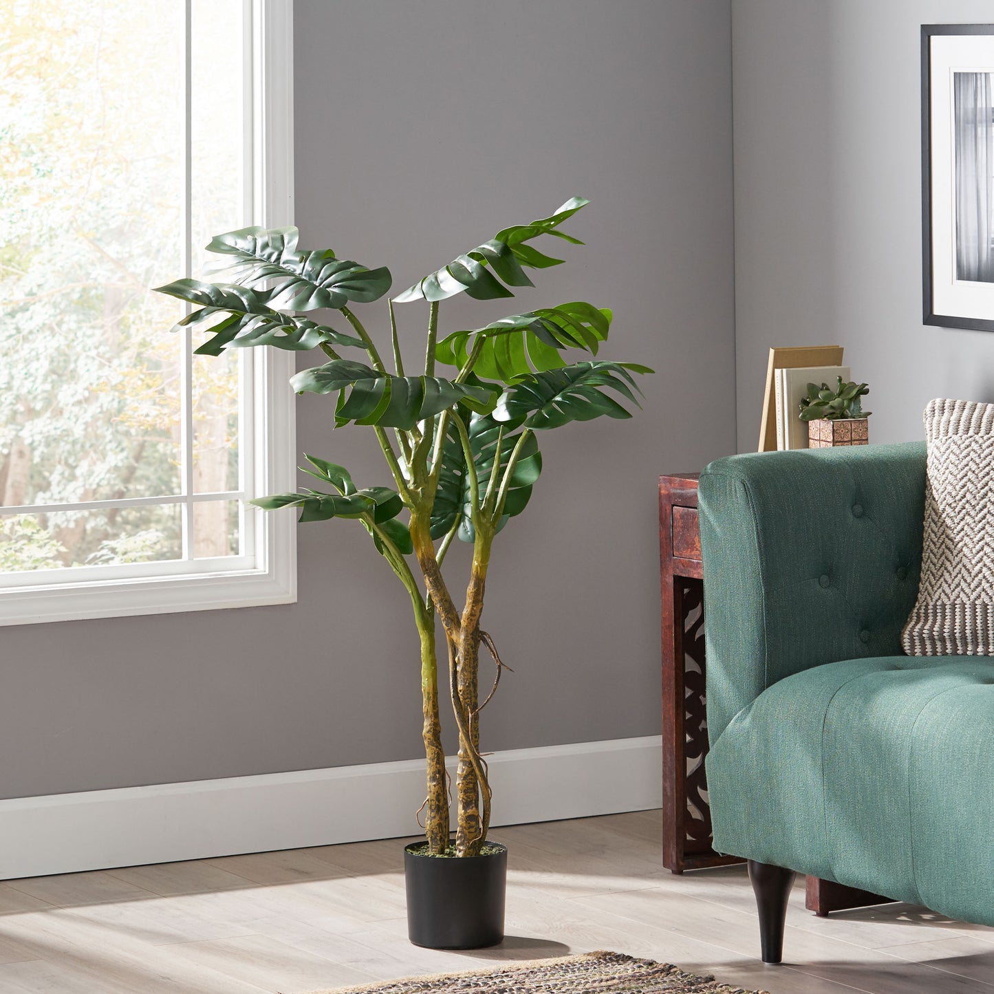 ÁRBOL MONSTERA ARTIFICIAL DE 120 CM
