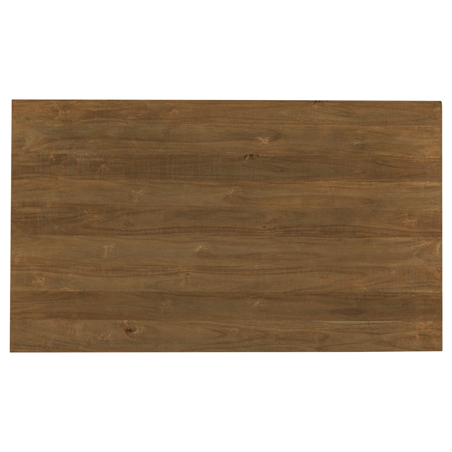 TREXM 6-Piece Farmhouse Dining Table Set 72" Wood Rectangular Table, 4 Upholstered Chairs with Bench (Walnut)