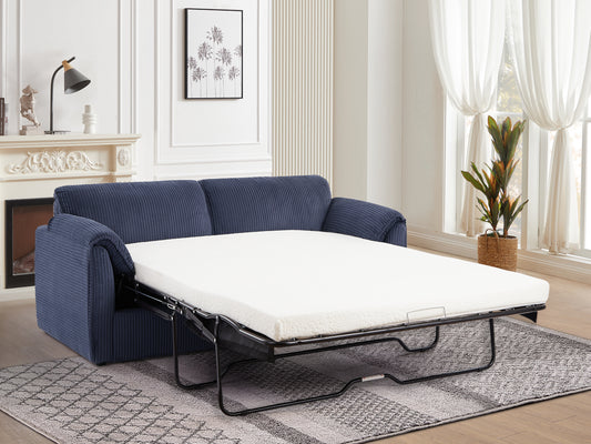 79.13-Inch Sleeper Sofa Bed Comfy Pull Out Futon Couch Bed  Modern  Recliner Sofa Multi-Functional  for Living Room