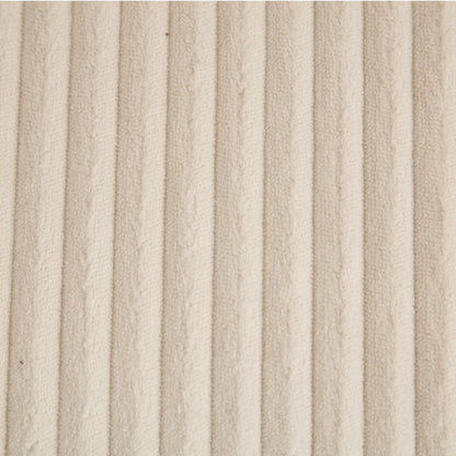 Oversized Modular Sectional Sofa, Convertible Sectional Sofa, Corduroy for Living Room, Beige