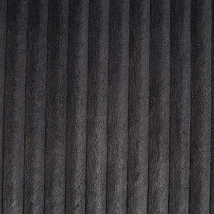 Oversized Modular Sectional Sofa Couches Set,Corduroy Upholstered Deep Seat Comfy Sofa for Living Room 5 Seat,Dark Gray