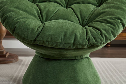 Oversized Swivel Accent Chair, 360 Swivel Barrel Chair, Papasan Chair for Living Room Bedroom