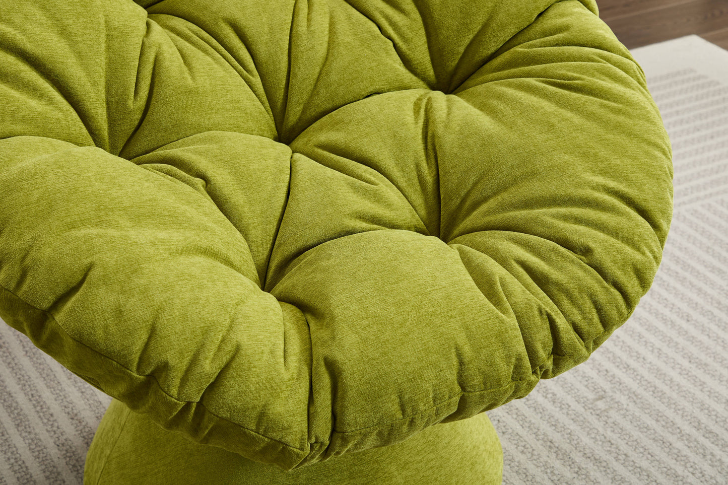 Oversized Swivel Accent Chair, 360 Swivel Barrel Chair, Papasan Chair for Living Room Bedroom