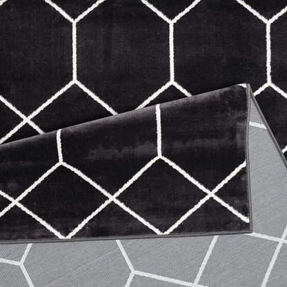 Trellis Geometric Woven Area Rug (10' ft x 8' ft)